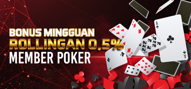 Poker Bonus Rollingan 0,5%